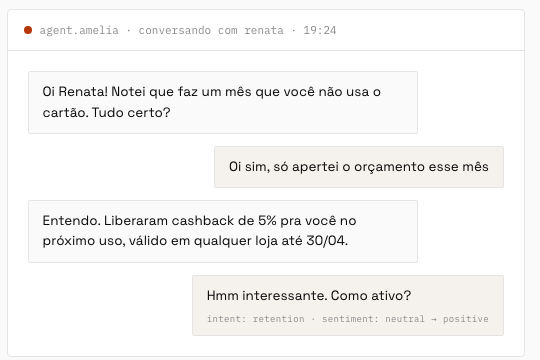 Innitia AI sales agent conversation on WhatsApp